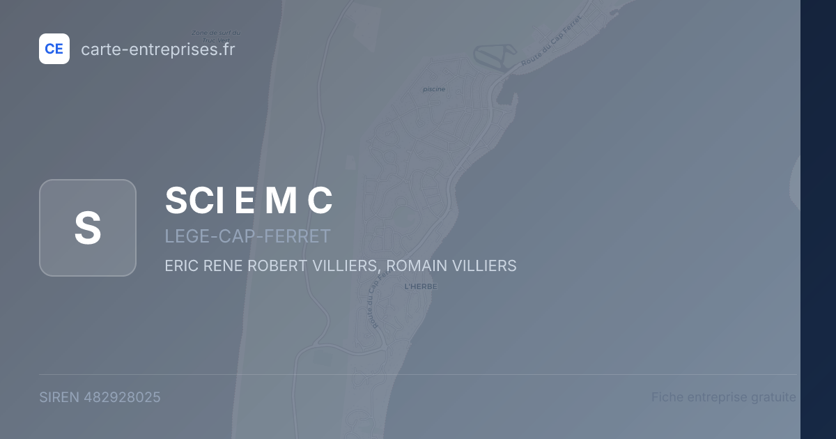 SCI E M C — 482928025 — fiche entreprise