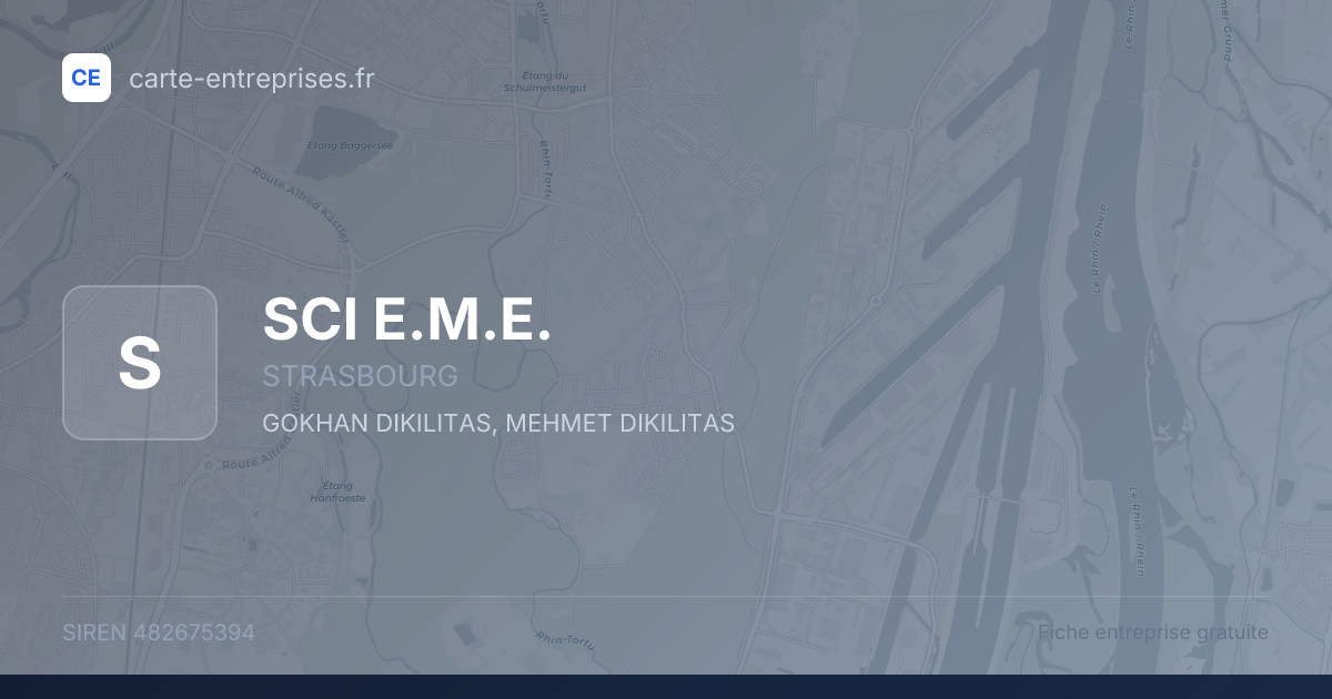 SCI E.M.E. — 482675394 — fiche entreprise