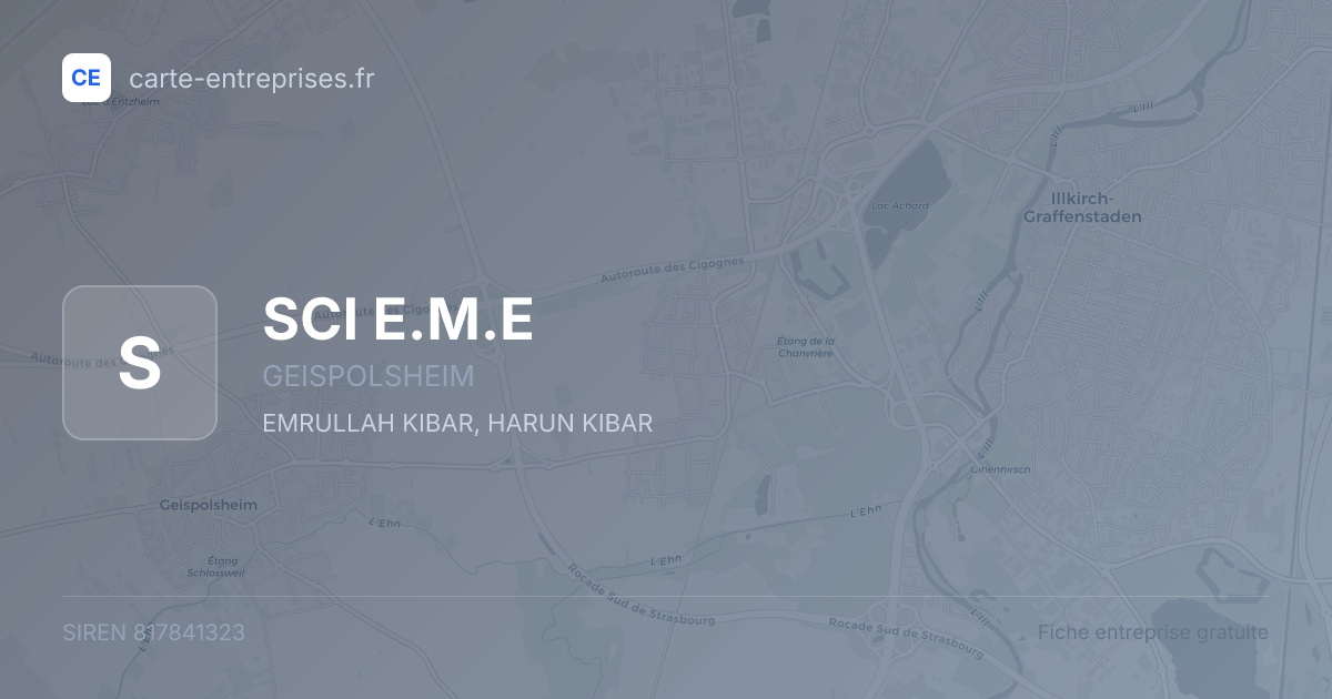 SCI E.M.E — 817841323 — fiche entreprise
