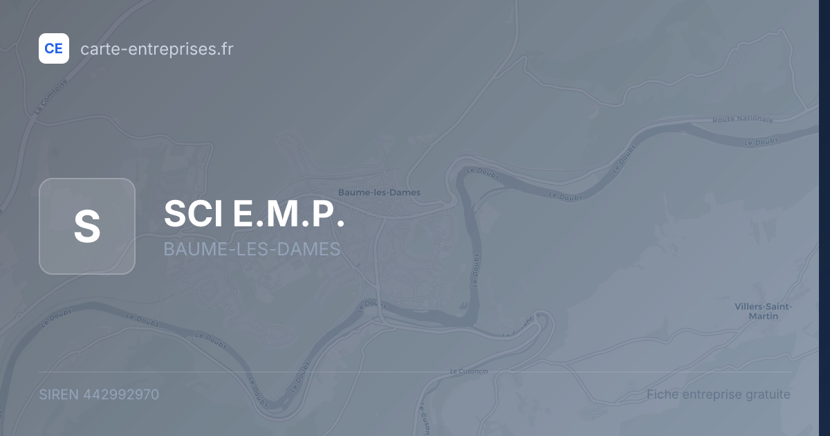 SCI E.M.P. — 442992970 — fiche entreprise