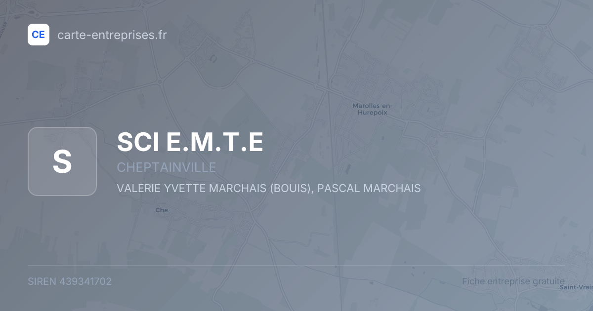 SCI E.M.T.E — 439341702 — fiche entreprise