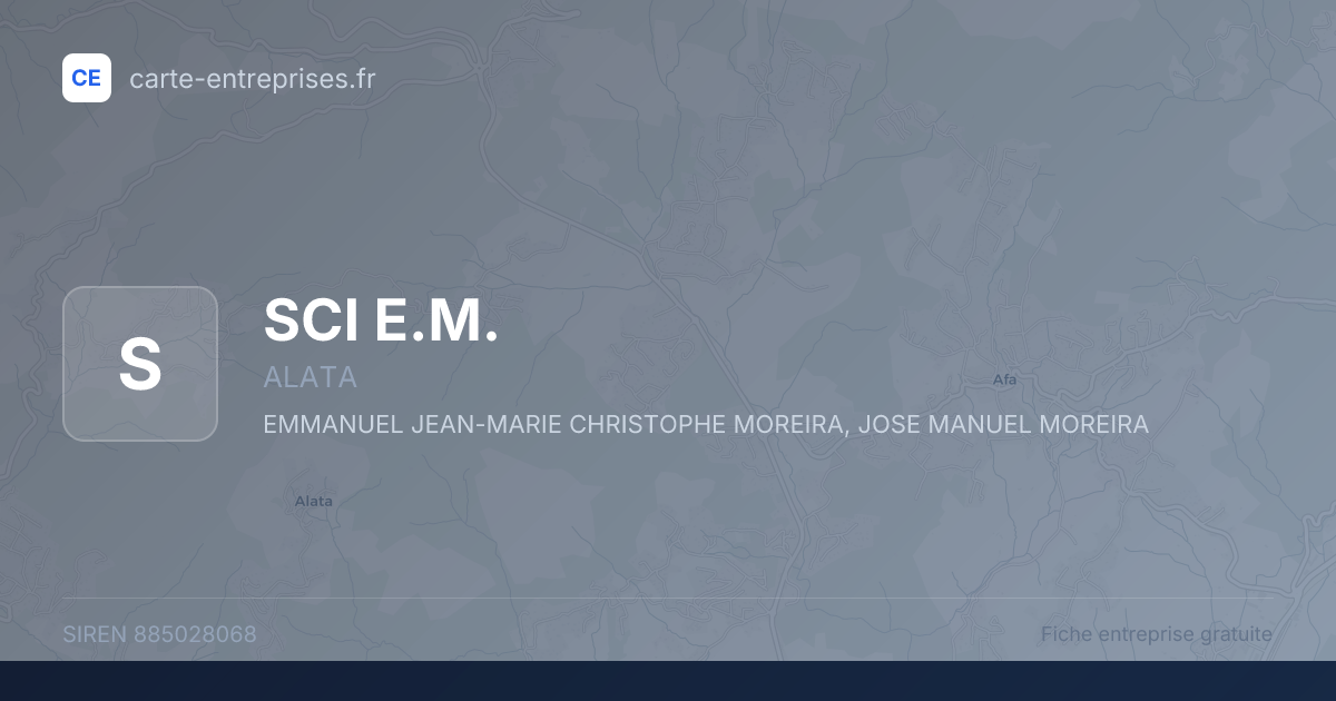 SCI E.M. — 885028068 — fiche entreprise