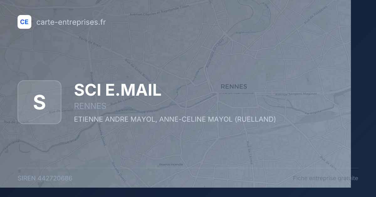 SCI E.MAIL — 442720686 — fiche entreprise