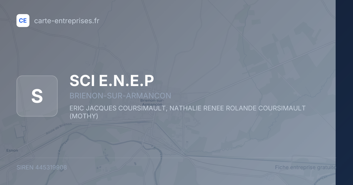 SCI E.N.E.P — 445319908 — fiche entreprise