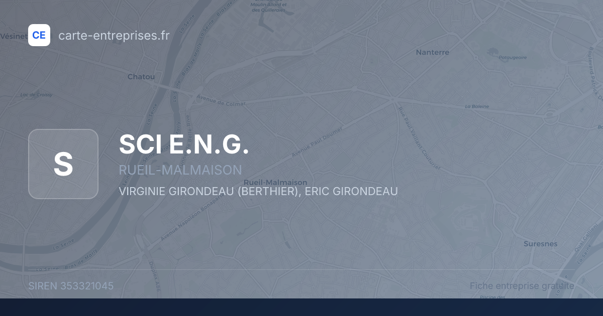 SCI E.N.G. — 353321045 — fiche entreprise