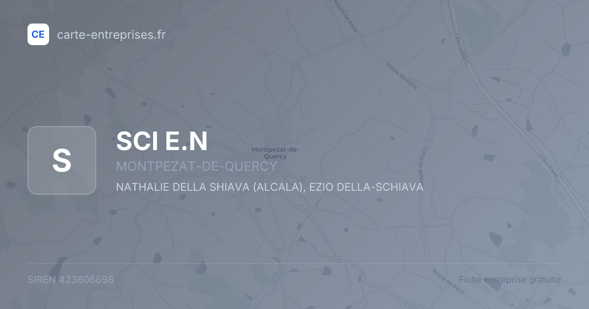 SCI E.N — 423606698 — fiche entreprise