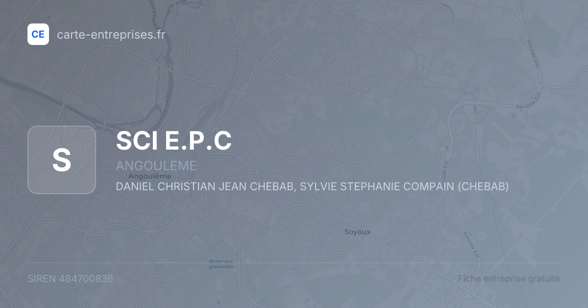SCI E.P.C — 484700836 — fiche entreprise