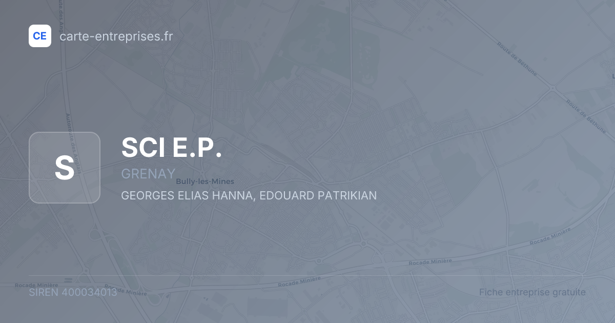 SCI E.P. — 400034013 — fiche entreprise
