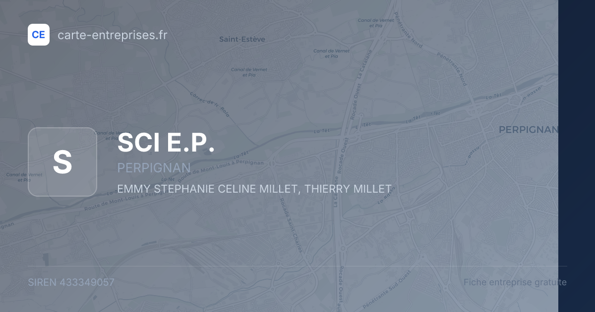 SCI E.P. — 433349057 — fiche entreprise
