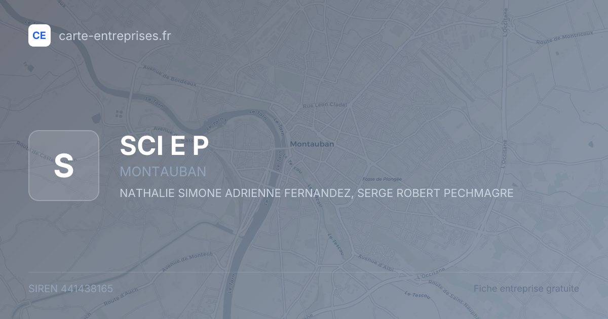 SCI E P — 441438165 — fiche entreprise