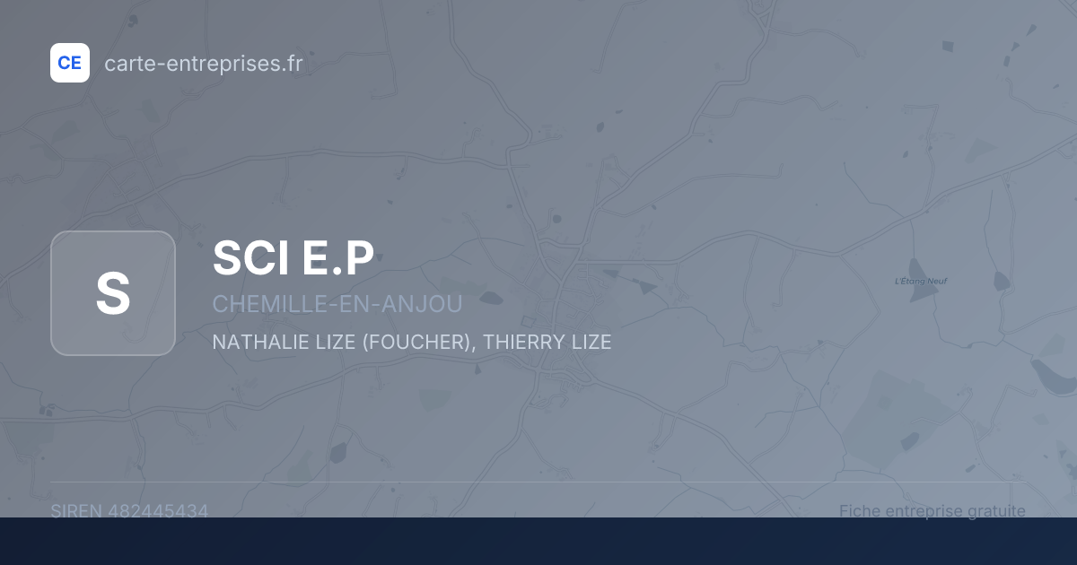 SCI E.P — 482445434 — fiche entreprise