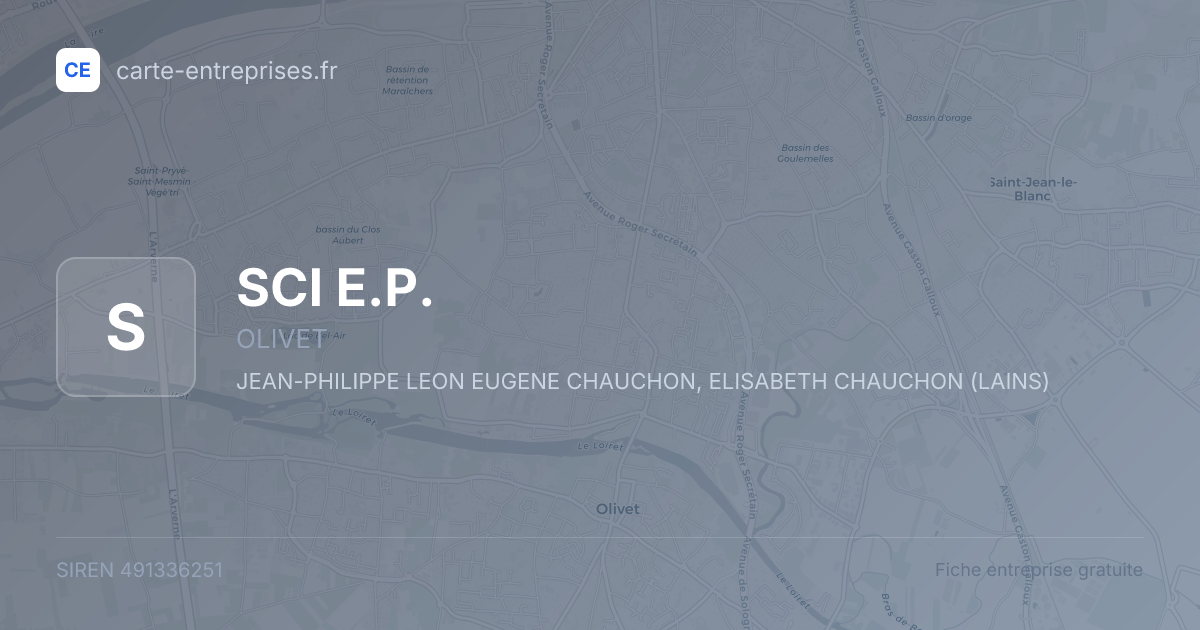 SCI E.P. — 491336251 — fiche entreprise