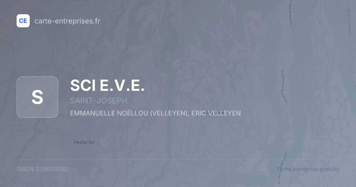 SCI E.V.E. — 338808082 — fiche entreprise