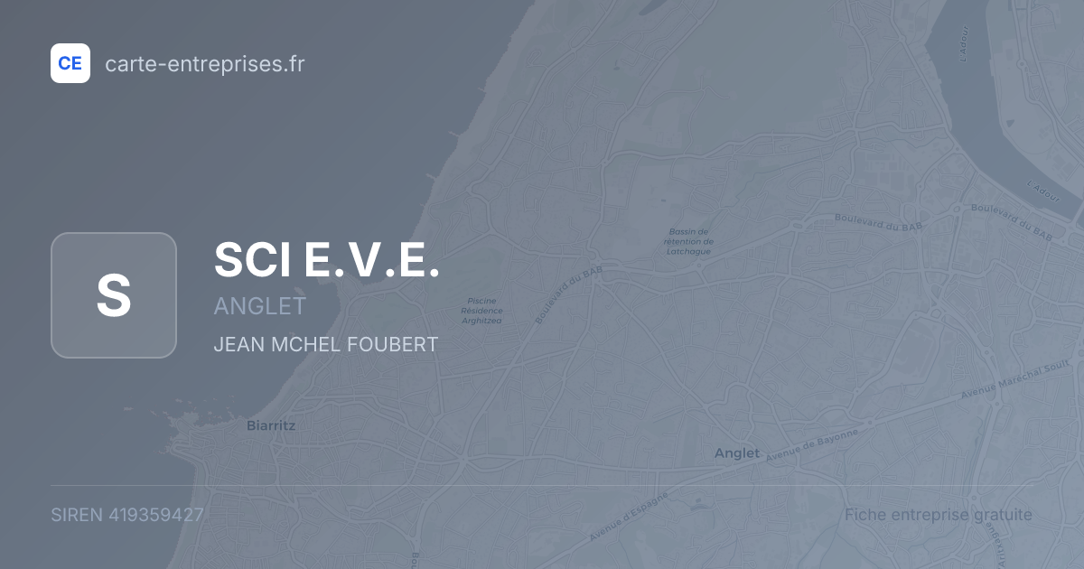 SCI E.V.E. — 419359427 — fiche entreprise
