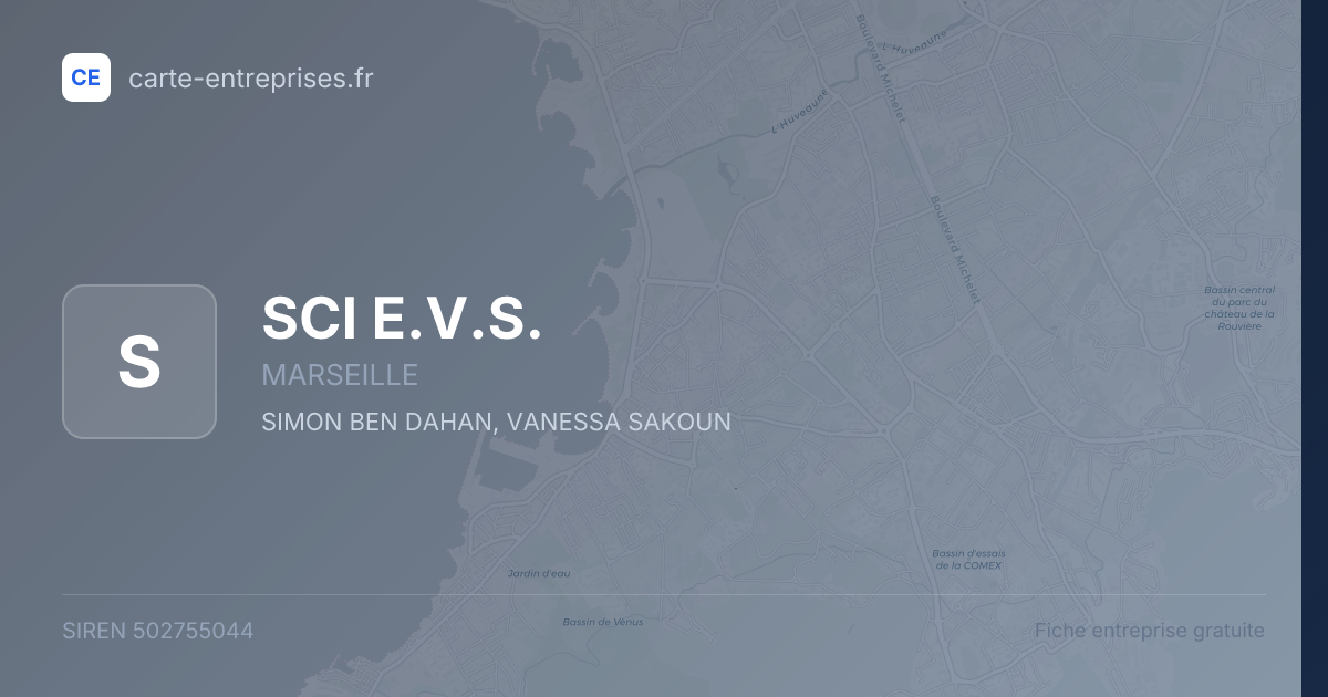 SCI E.V.S. — 502755044 — fiche entreprise