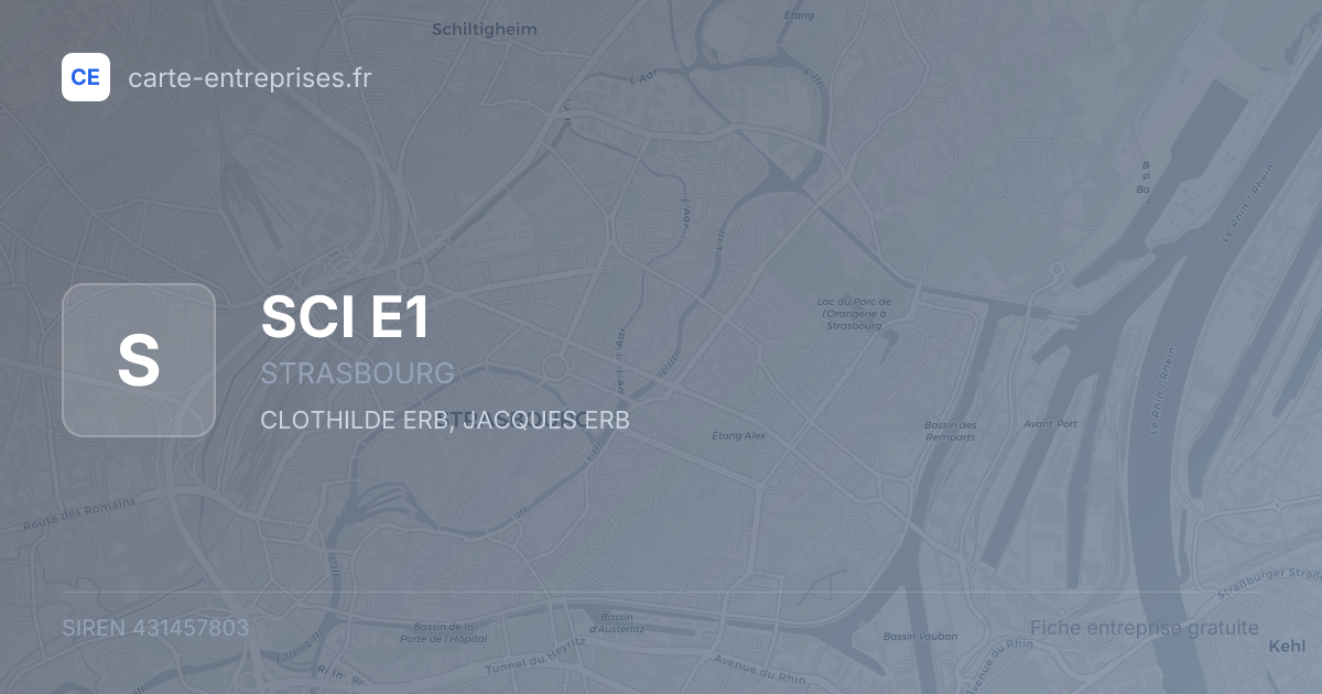SCI E1 — 431457803 — fiche entreprise