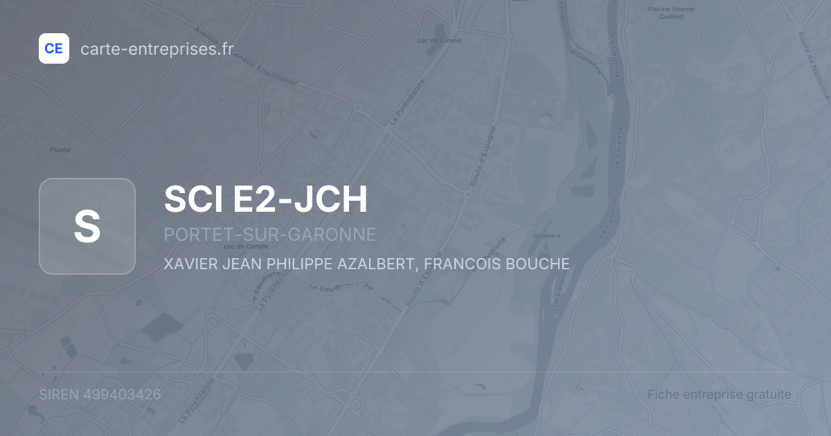 SCI E2-JCH — 499403426 — fiche entreprise