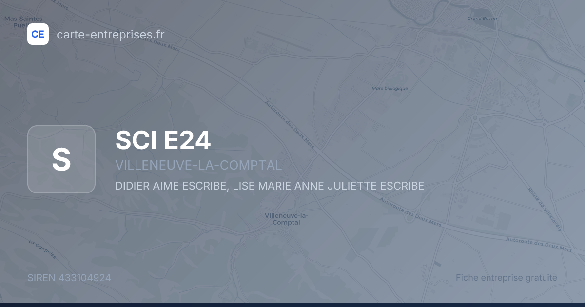 SCI E24 — 433104924 — fiche entreprise