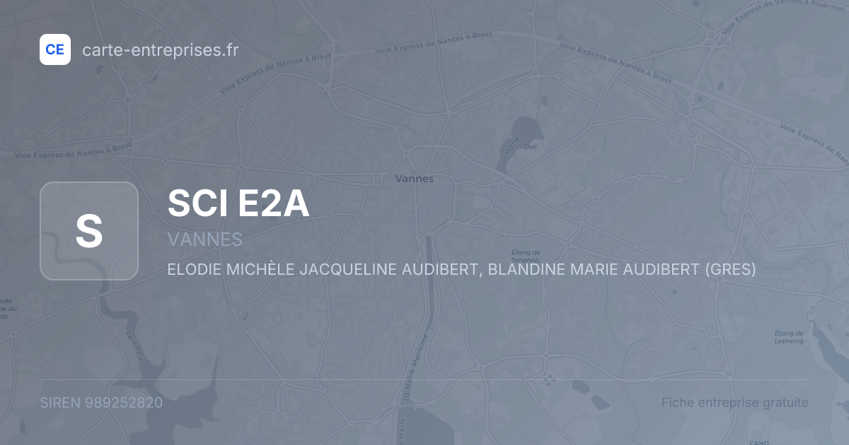 SCI E2A — 989252820 — fiche entreprise