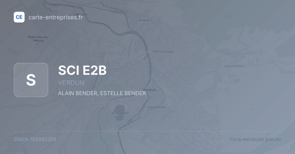 SCI E2B — 792995359 — fiche entreprise