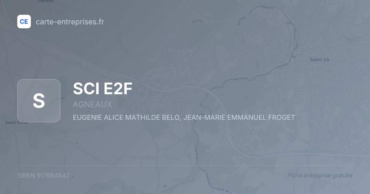 SCI E2F — 917664542 — fiche entreprise
