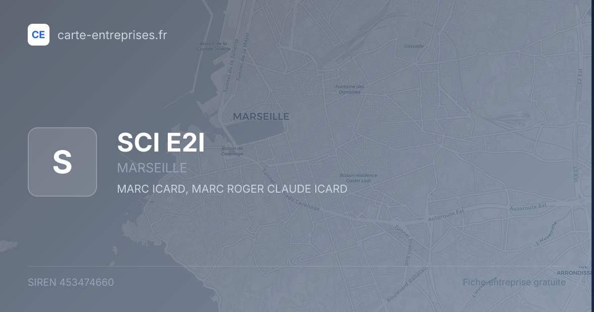 SCI E2I — 453474660 — fiche entreprise
