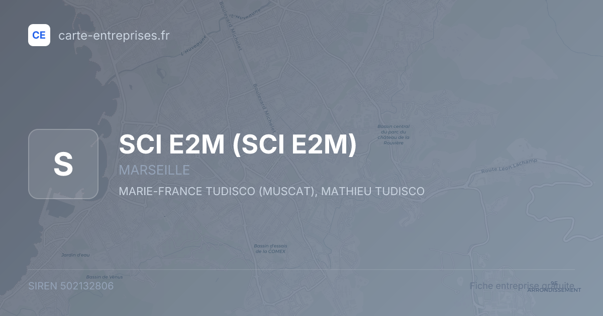 SCI E2M — 502132806 — fiche entreprise