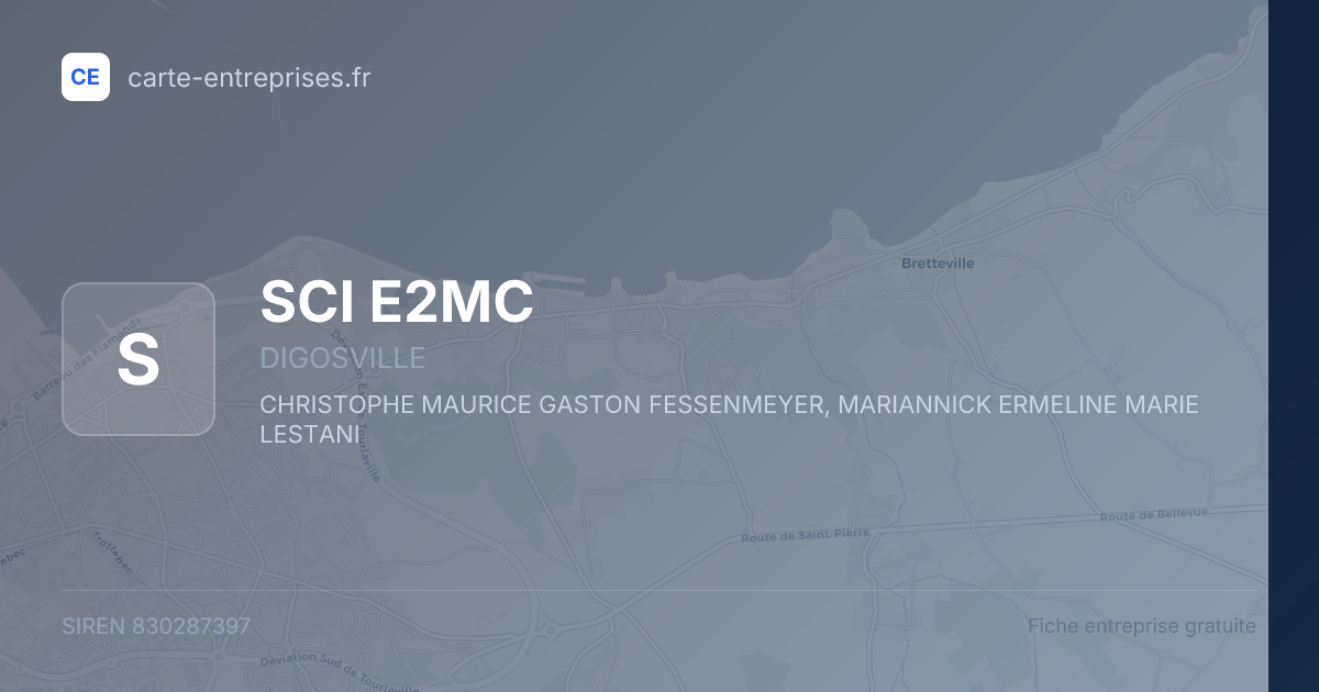 SCI E2MC — 830287397 — fiche entreprise