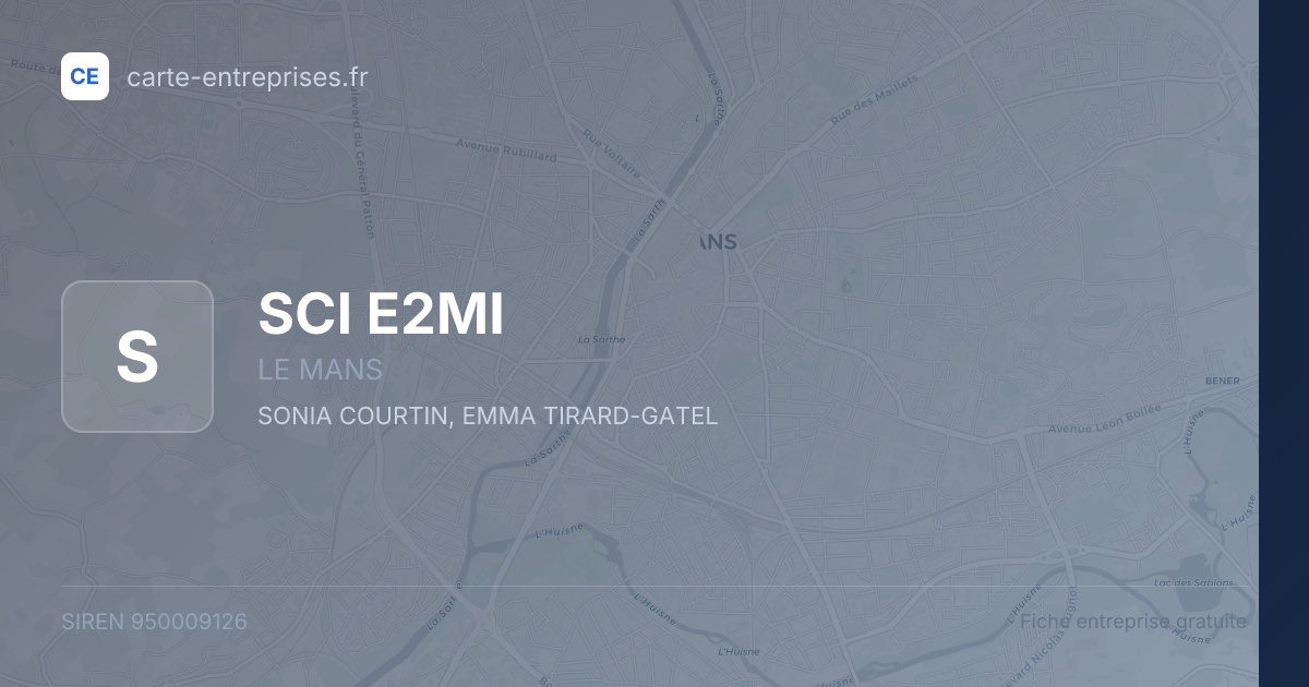 SCI E2MI — 950009126 — fiche entreprise