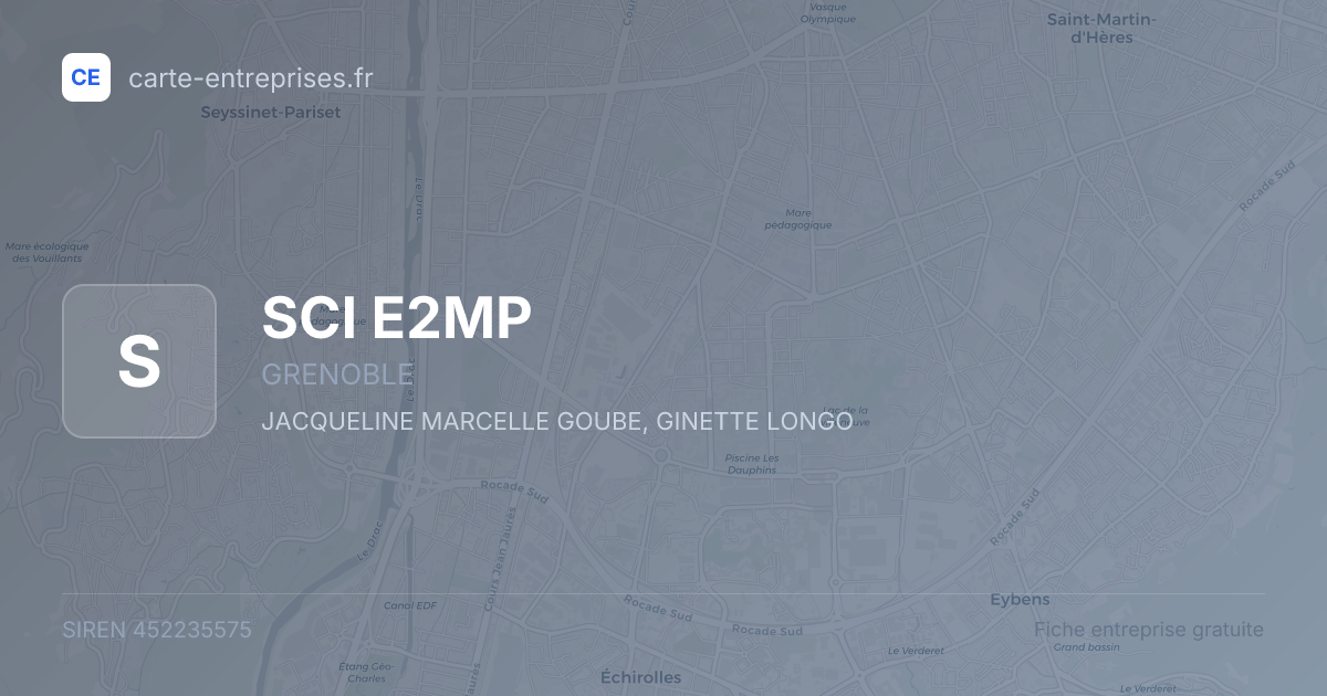 SCI E2MP — 452235575 — fiche entreprise