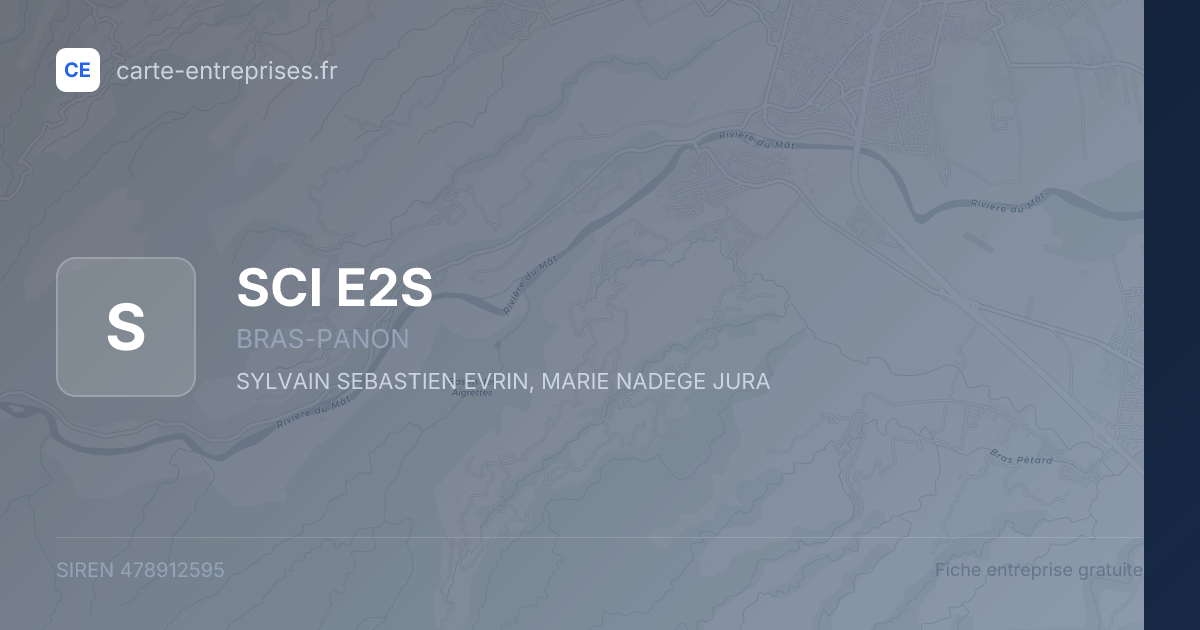 SCI E2S — 478912595 — fiche entreprise