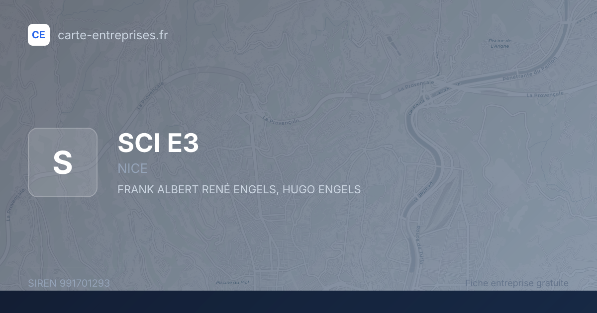 SCI E3 — 991701293 — fiche entreprise