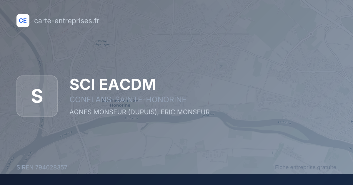 SCI EACDM — 794028357 — fiche entreprise