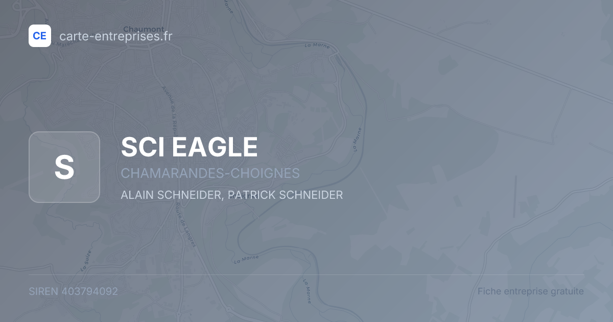 SCI EAGLE — 403794092 — fiche entreprise