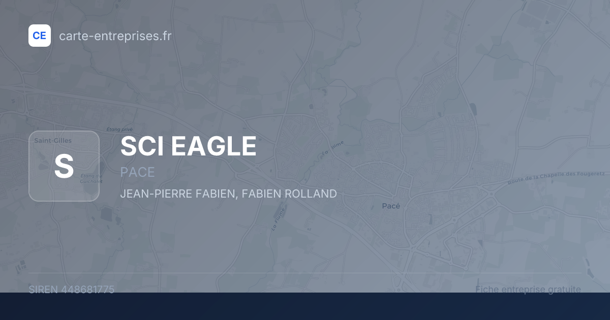 SCI EAGLE — 448681775 — fiche entreprise