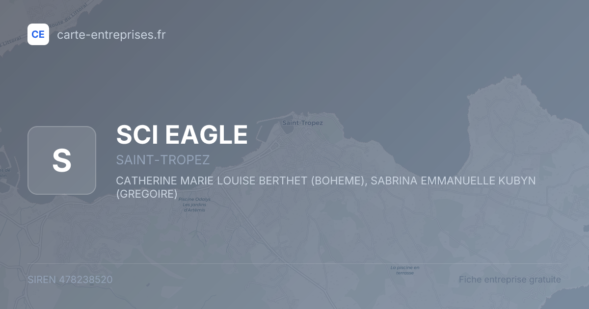 SCI EAGLE — 478238520 — fiche entreprise