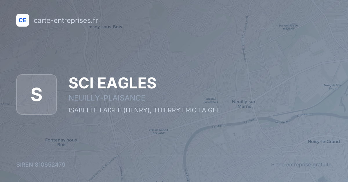 SCI EAGLES — 810652479 — fiche entreprise