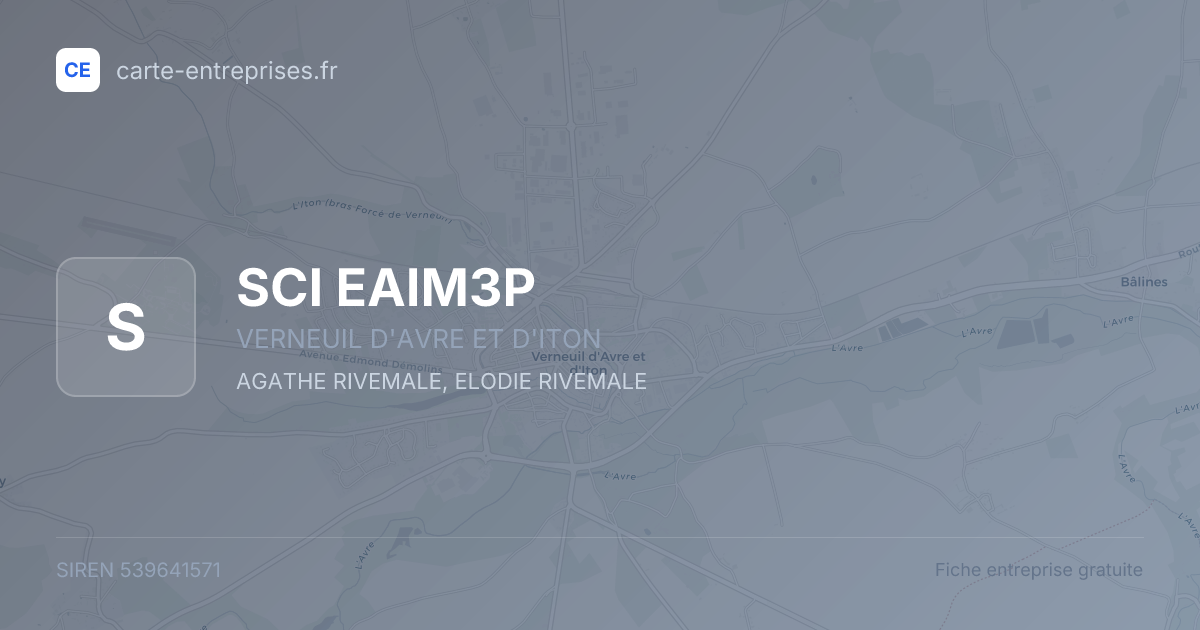 SCI EAIM3P — 539641571 — fiche entreprise
