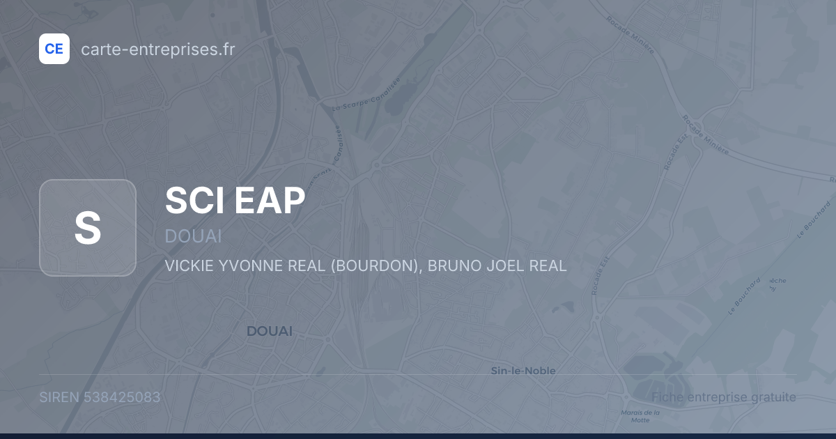 SCI EAP — 538425083 — fiche entreprise