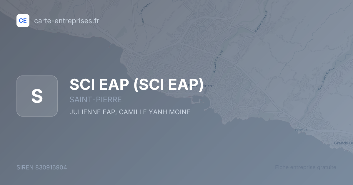 SCI EAP — 830916904 — fiche entreprise