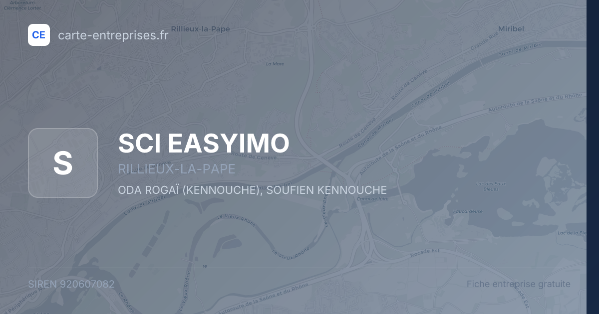 SCI EASYIMO — 920607082 — fiche entreprise