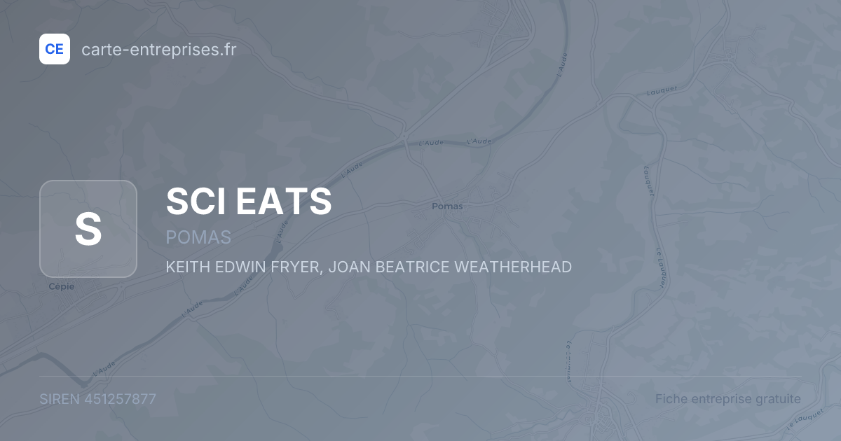 SCI EATS — 451257877 — fiche entreprise