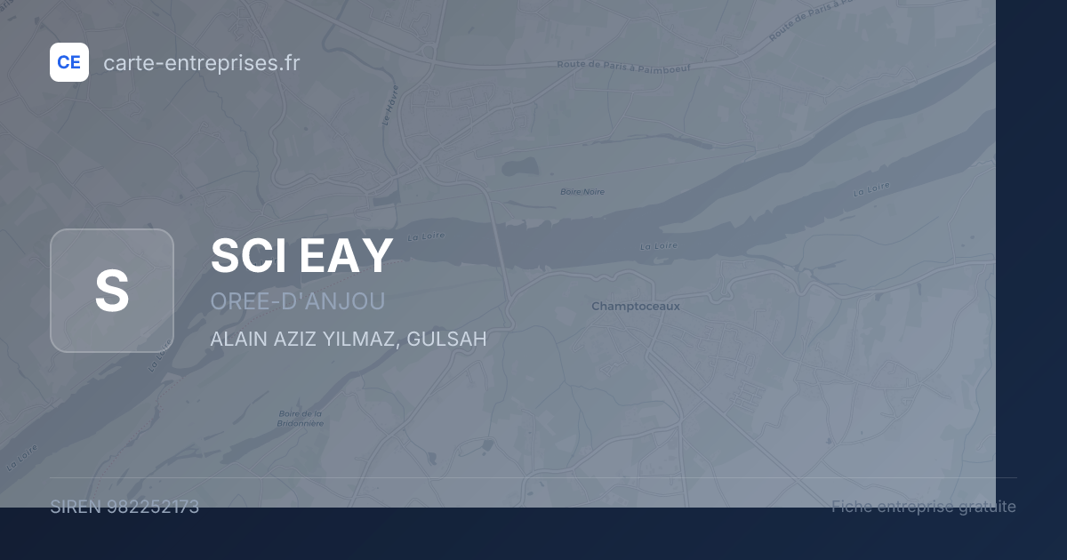 SCI EAY — 982252173 — fiche entreprise