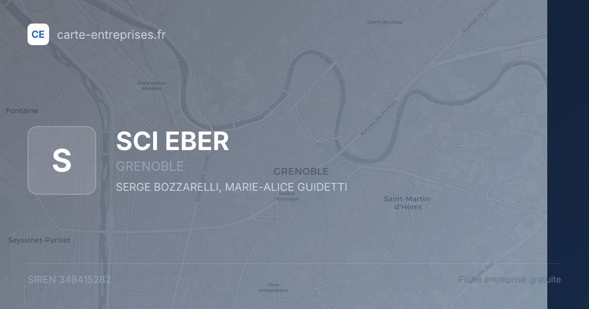 SCI EBER — 348415282 — fiche entreprise