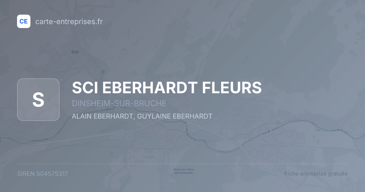 SCI EBERHARDT FLEURS — 504575317 — fiche entreprise