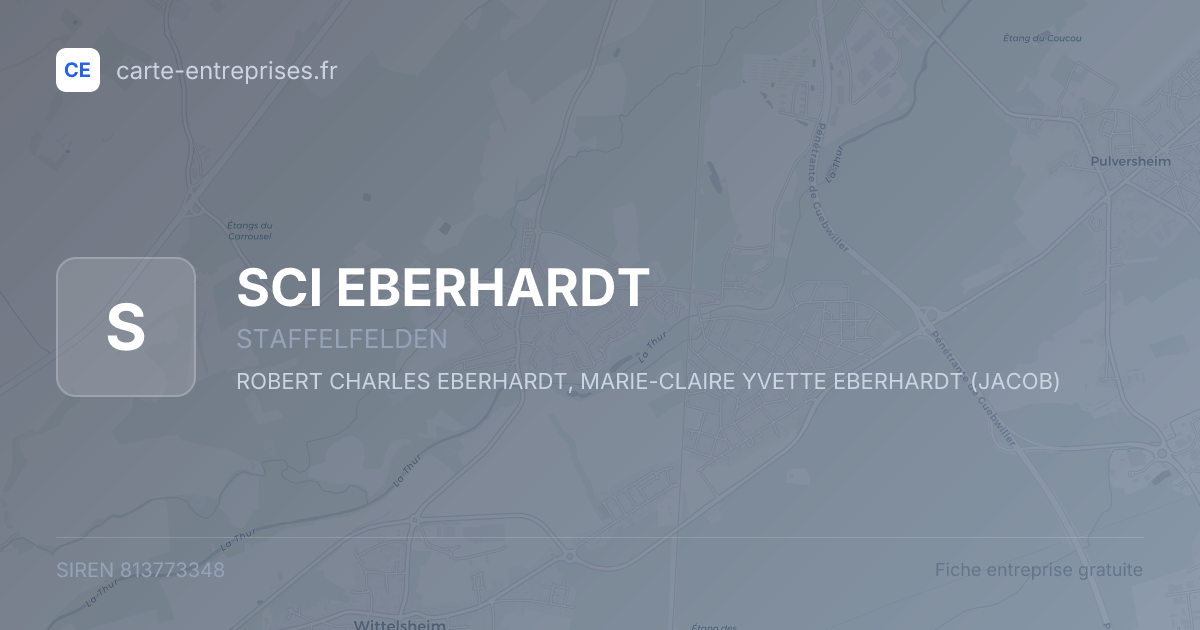 SCI EBERHARDT — 813773348 — fiche entreprise