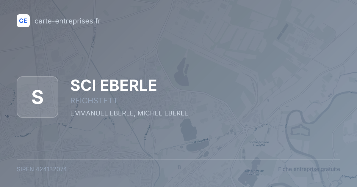 SCI EBERLE — 424132074 — fiche entreprise