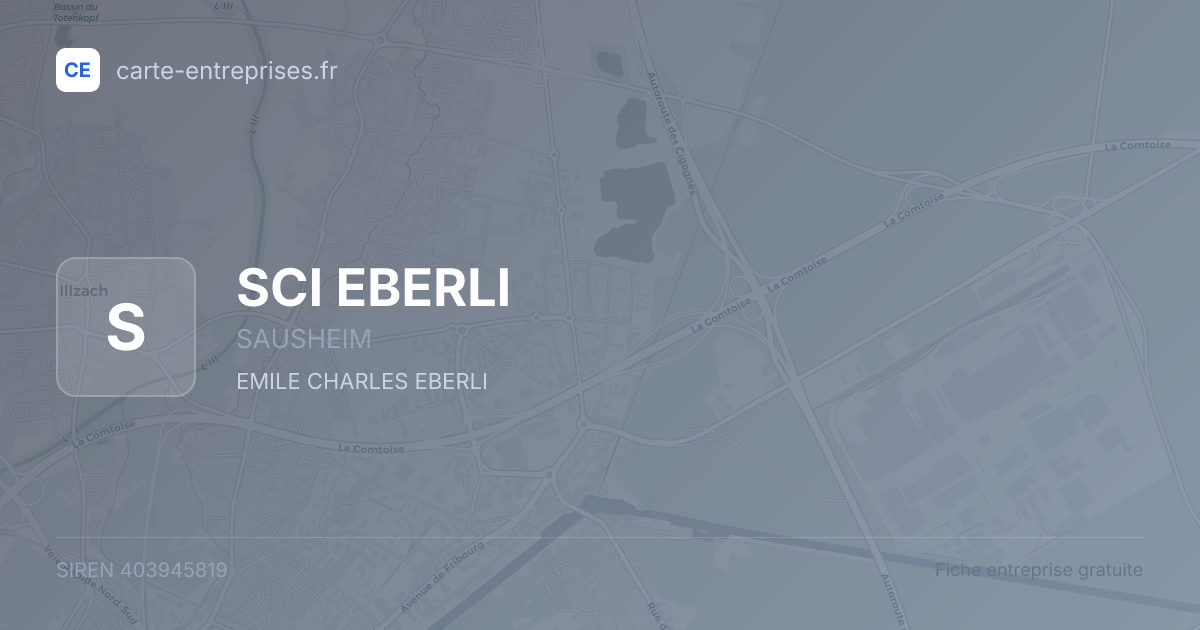 SCI EBERLI — 403945819 — fiche entreprise