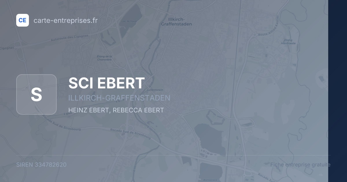 SCI EBERT — 334782620 — fiche entreprise