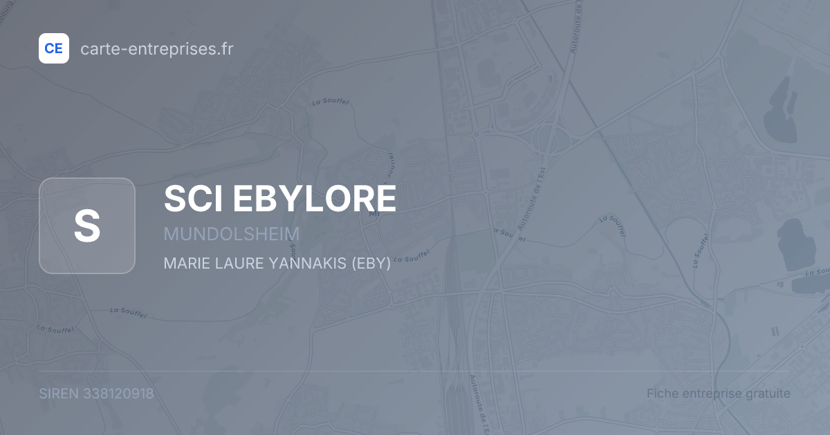 SCI EBYLORE — 338120918 — fiche entreprise